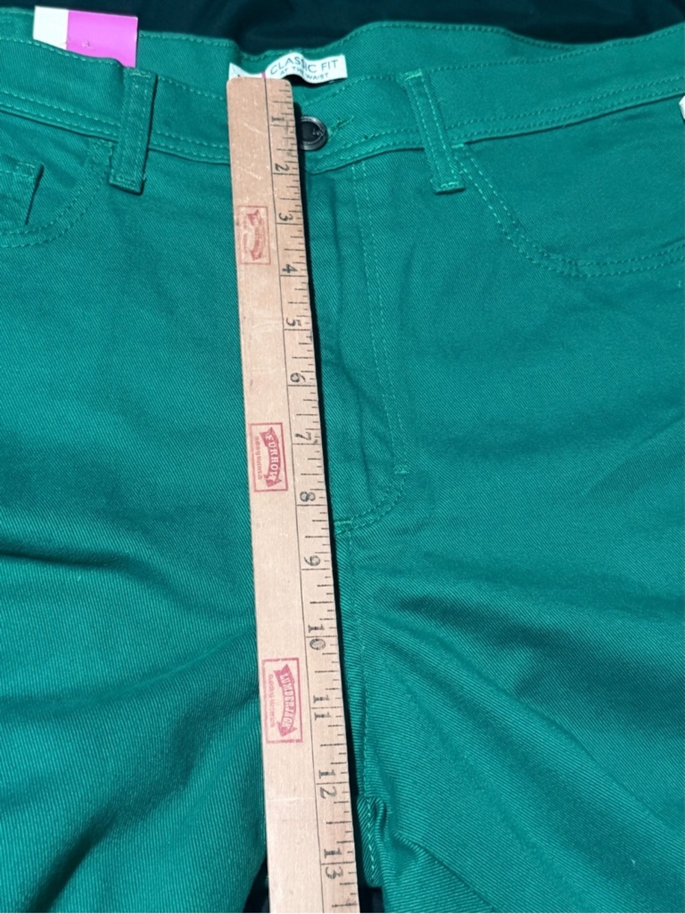 Lee Classic Fit Teal Green Pants - Picture 8 of 10